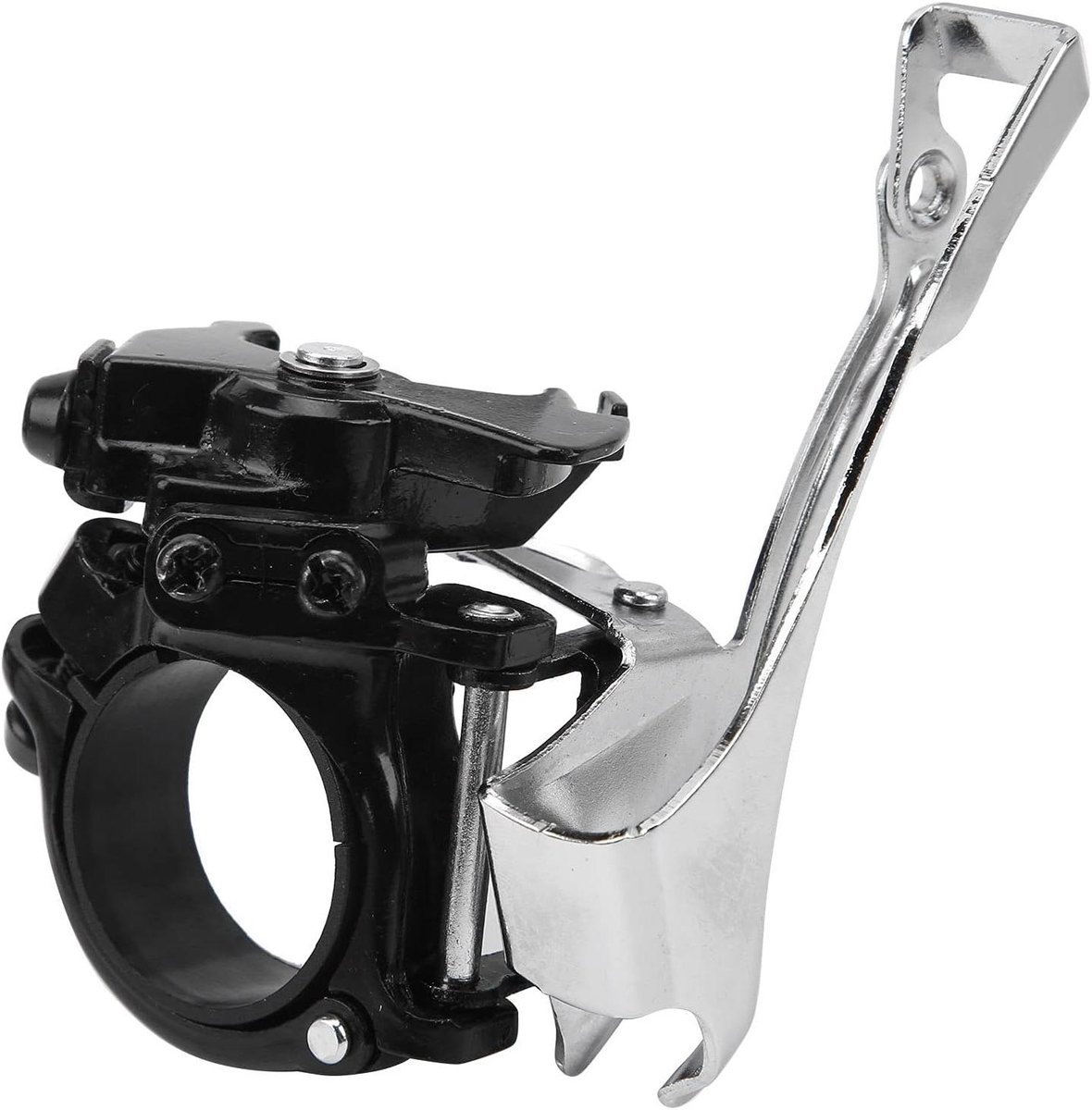 Fiets Voorderailleur - Derailleur Onderdeel - Fietsen Onderhoud - Lichtgewicht Duurzaamheid - 30.8/31.8/34.9 mm - Zwart Zilver
