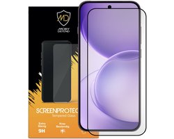 MobyDefend Screenprotector - Geschikt voor Oppo Reno16 Pro - Screensaver Met Zwarte Randen - Gehard Glas