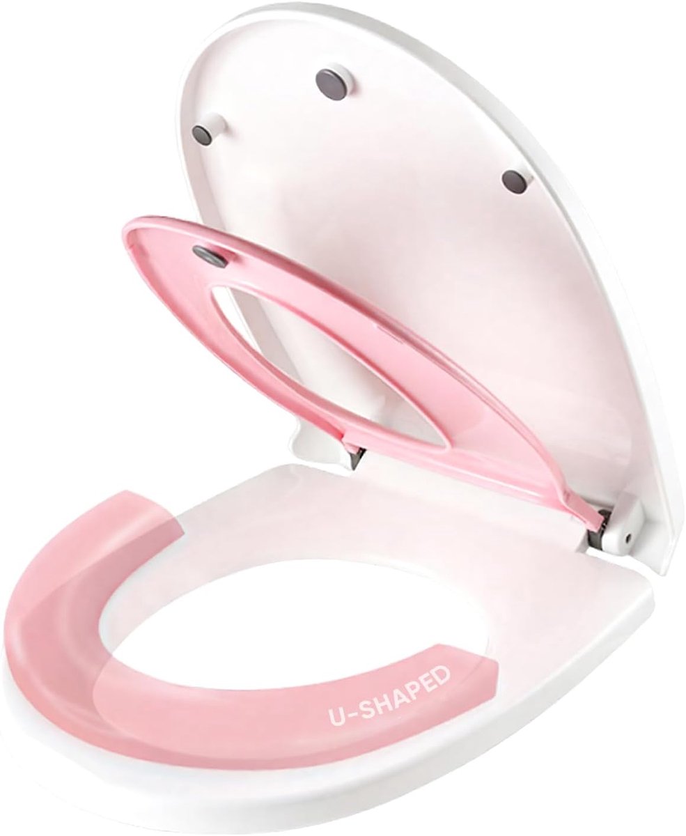 Toiletdeksel met softclose - WC-bril met kinderzitje - afneembaar tot 200 kg - quick release functie - SnelShoppen