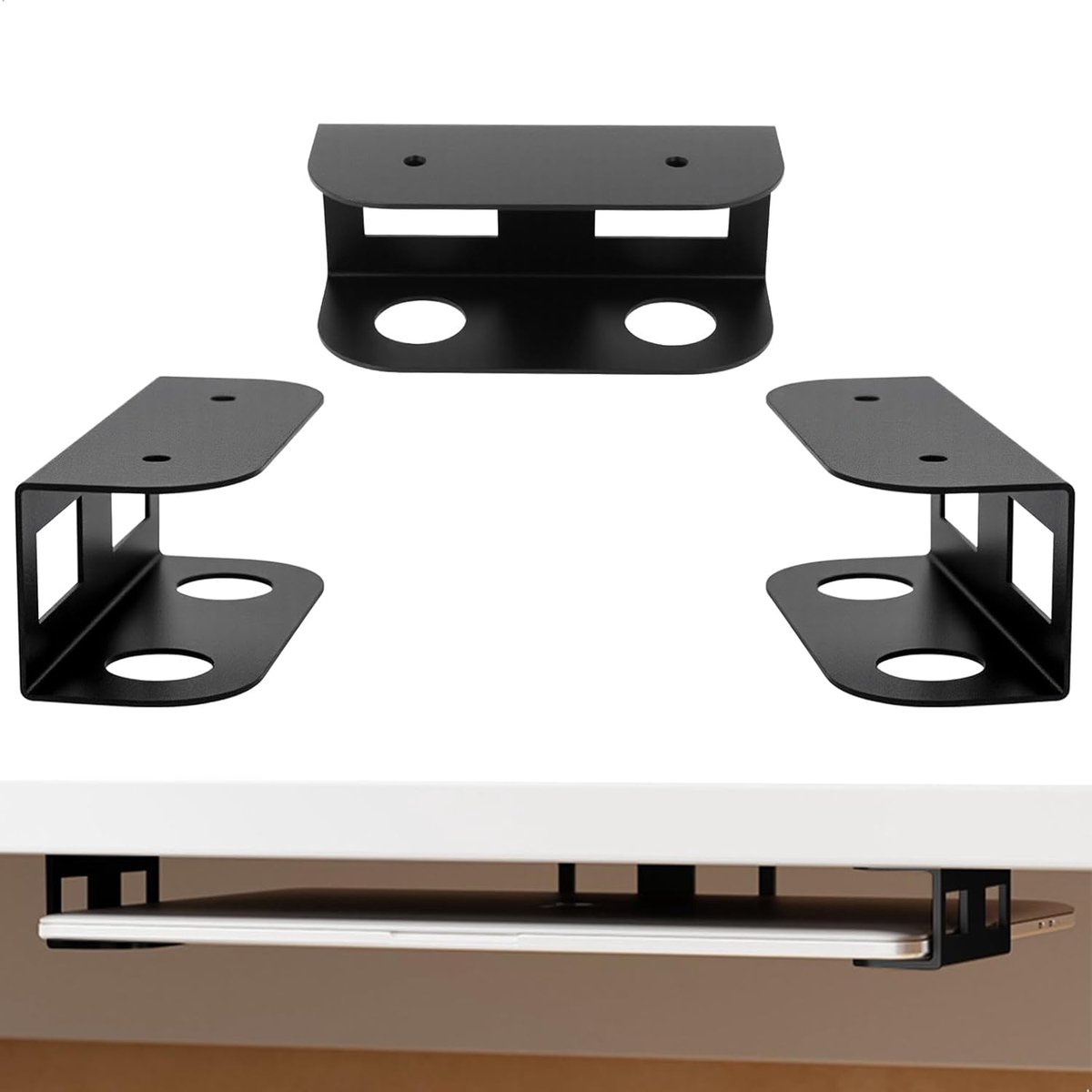 onder het bureau, multifunctionele houder onder het bureau