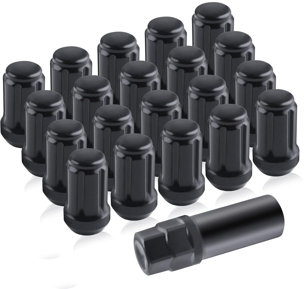 20 stuks M12x1.5 Lug Muttern-Vervanging voor Aftermarket-Rad, 1,38