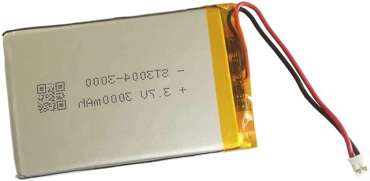 Vervangende Batterij - Accu Spiegel - Sensorspiegel Opladen - Hogere Capaciteit - 3000 mAh - Zwart
