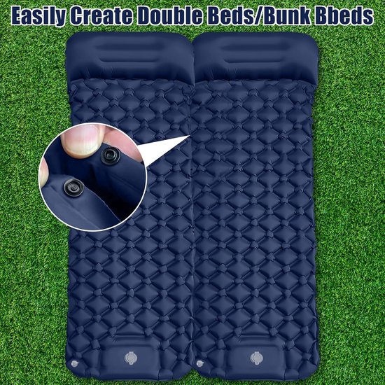 Zelfopblazende campingmatras, campingmatras - Ultralicht opblaasbaar — afbeelding 4