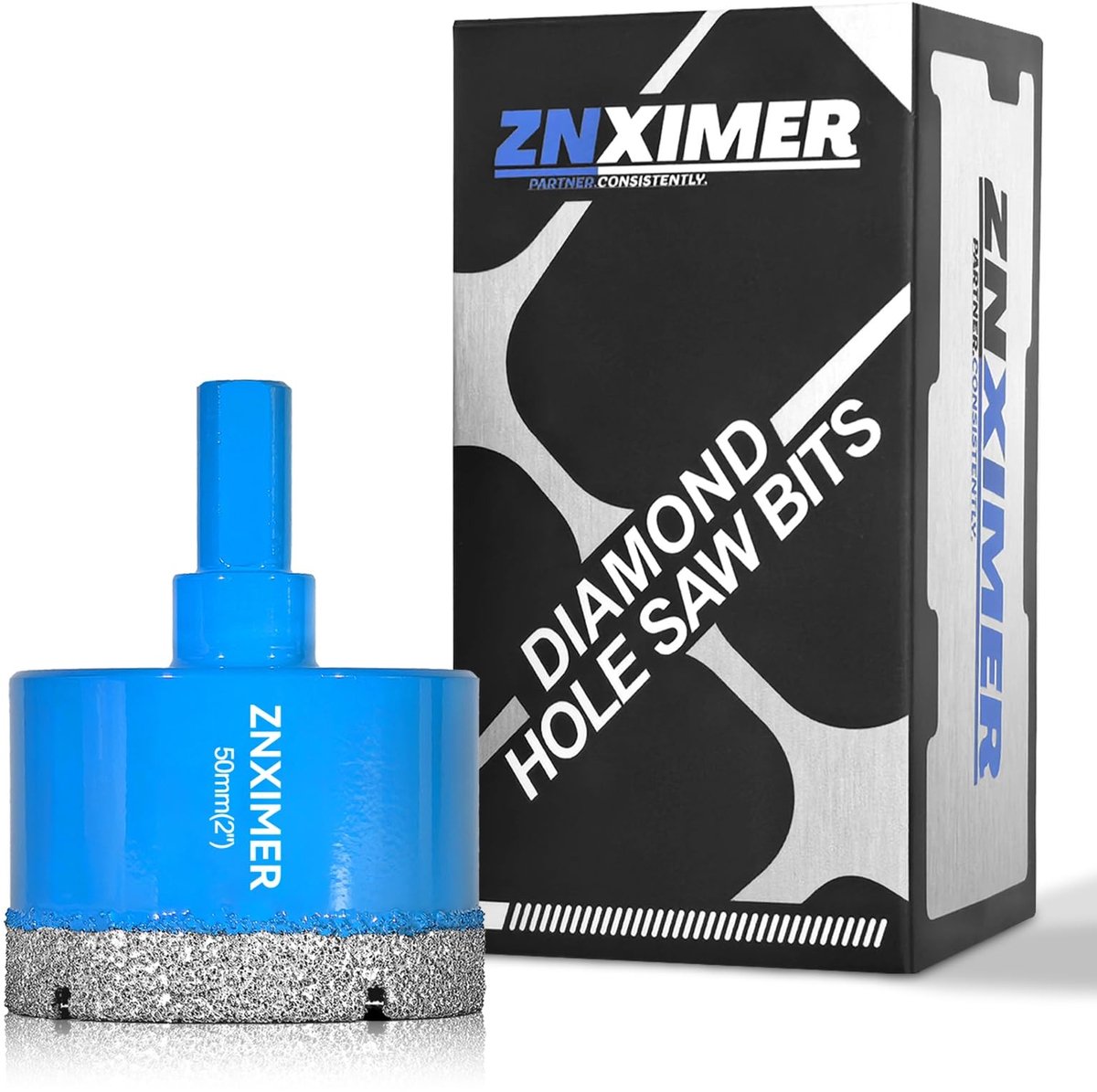 Omgoods - Diamant Tegelboor 50 mm - Voor Porselein, Keramiek en Graniet