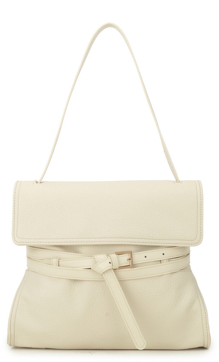 Giuliano kunstlederen schoudertas Esmee - Dames - Beige
