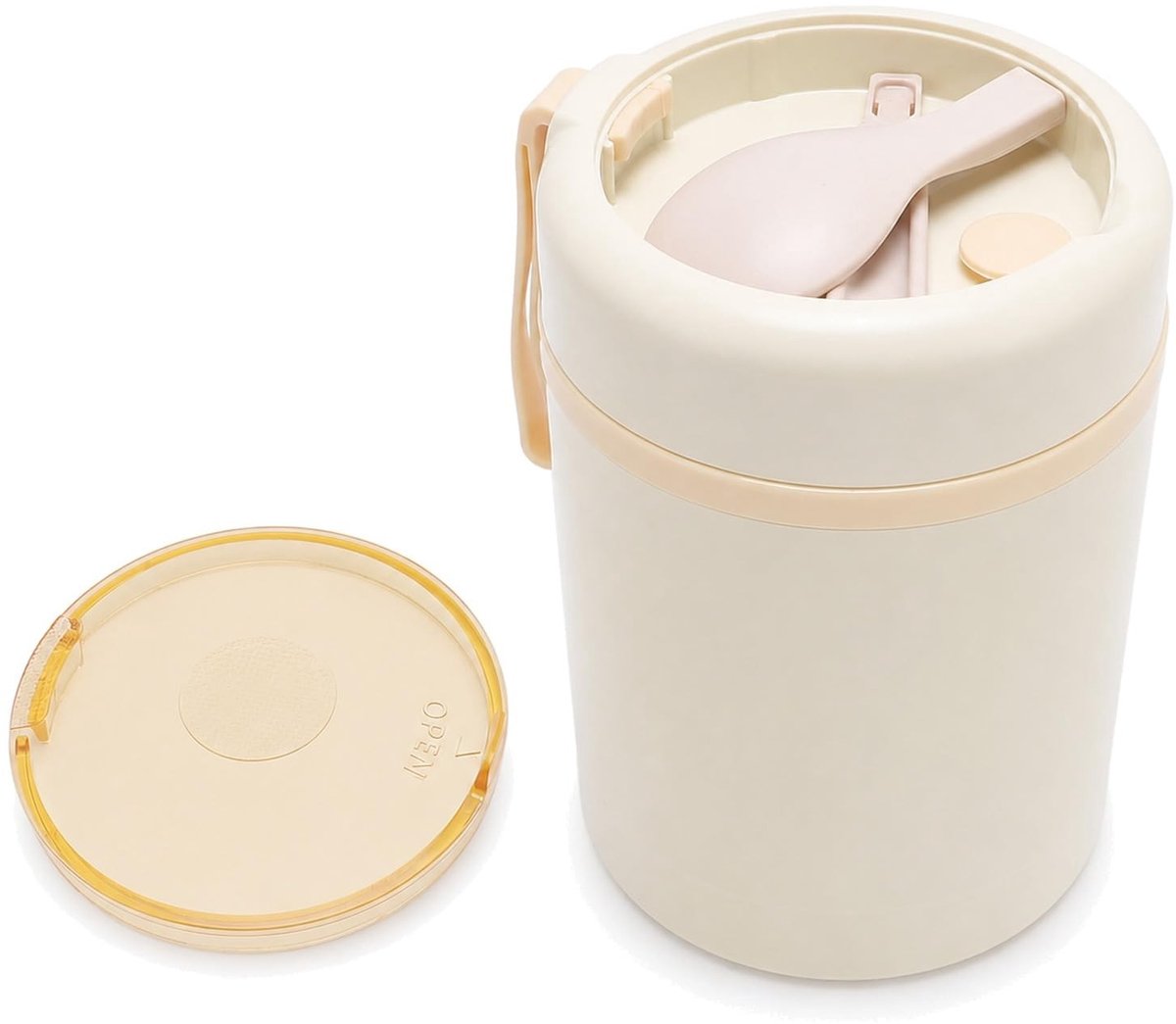 Omgoods - Elektrische Lunchbox met 600ml Capaciteit en USB Verwarming voor Reizen