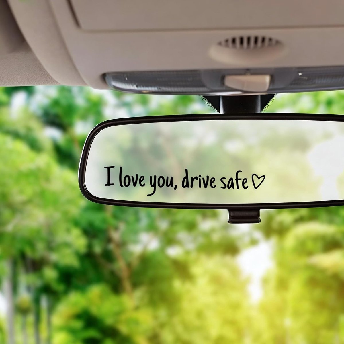 10 stuks I Love You, Drive Safe stickers, vinyl achteruitkijkspiegelstickers, autodecoratie, cadeau voor bestuurders, vrouwen en mannen