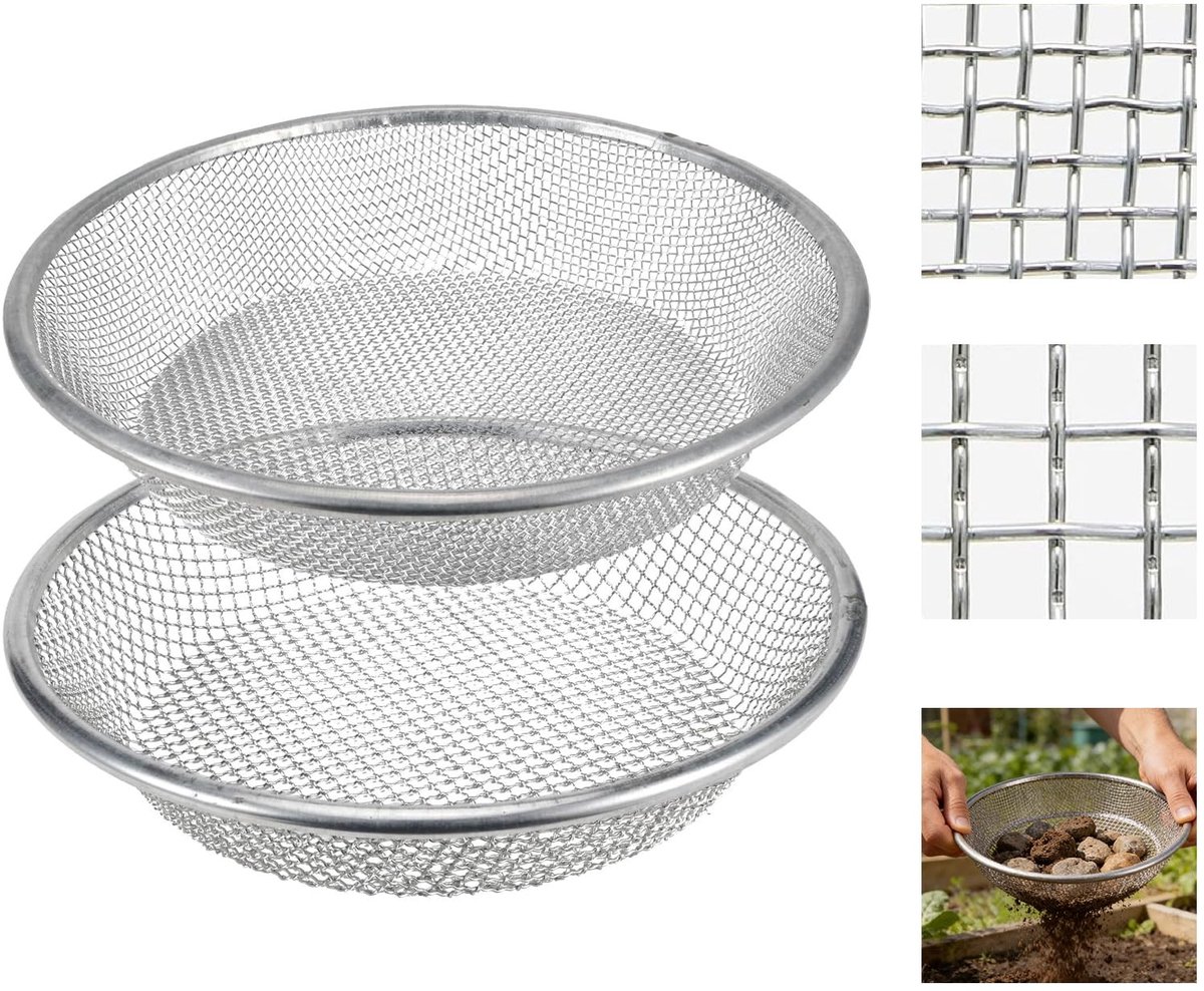 Omgoods - Tuinsievertjes Set van 2 - Voor het Zeven van Aarde en Compost