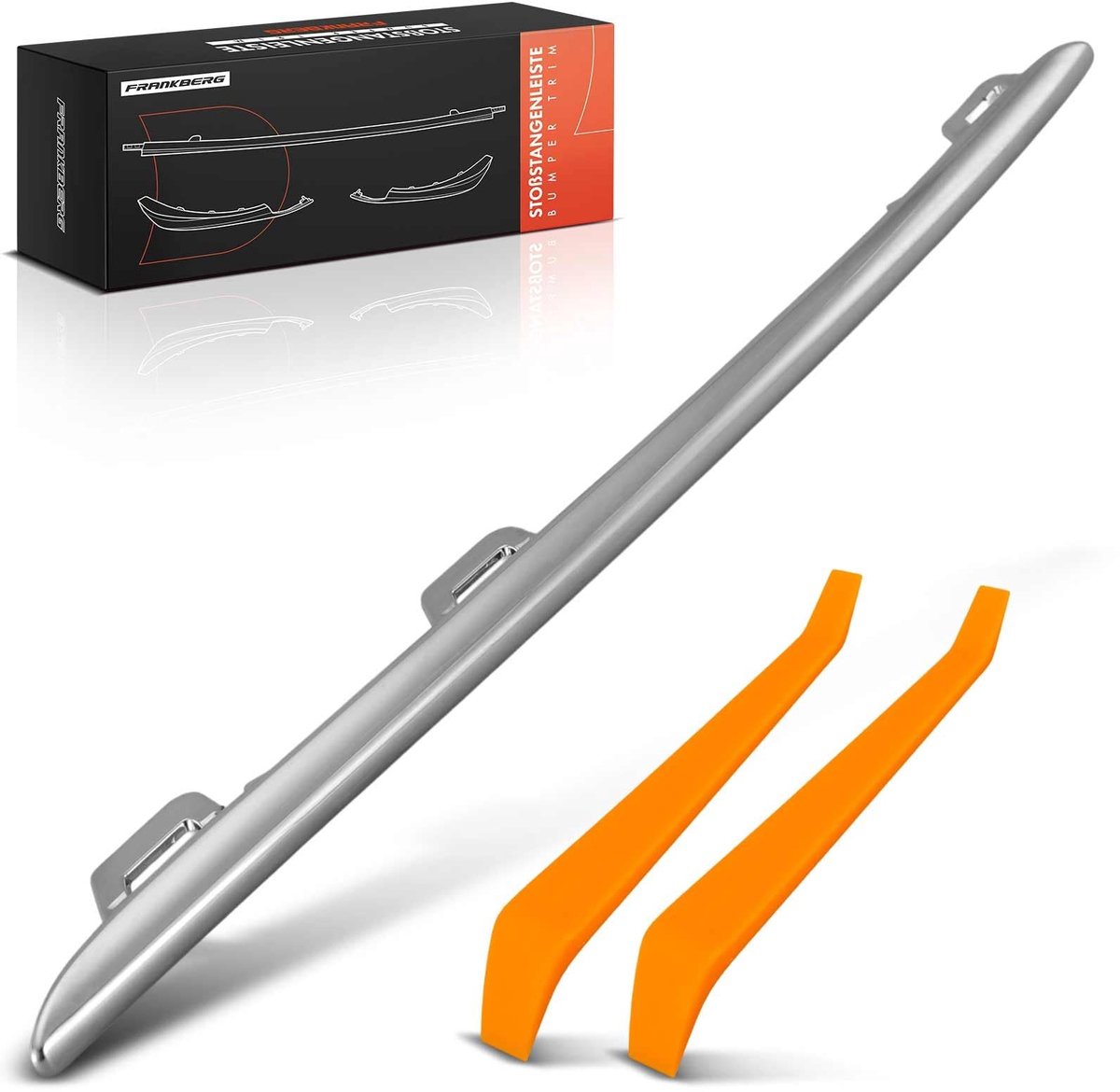 Omgoods - Hoofdlicht Trim voor S-Class W223 2021-2023 - Chrome Voorzijde Bumperdeel