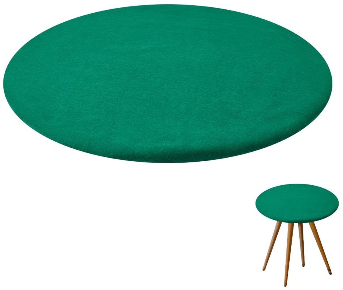 Omgoods - 36.2 Inch Groene Vilt Kaart Spel Tafelkleed - Ideaal voor Kaartspellen en Bordspellen