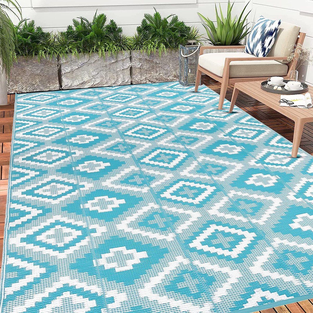 Omgoods - Grote Waterdichte Buitenmat - Reversible UV-Bestendig