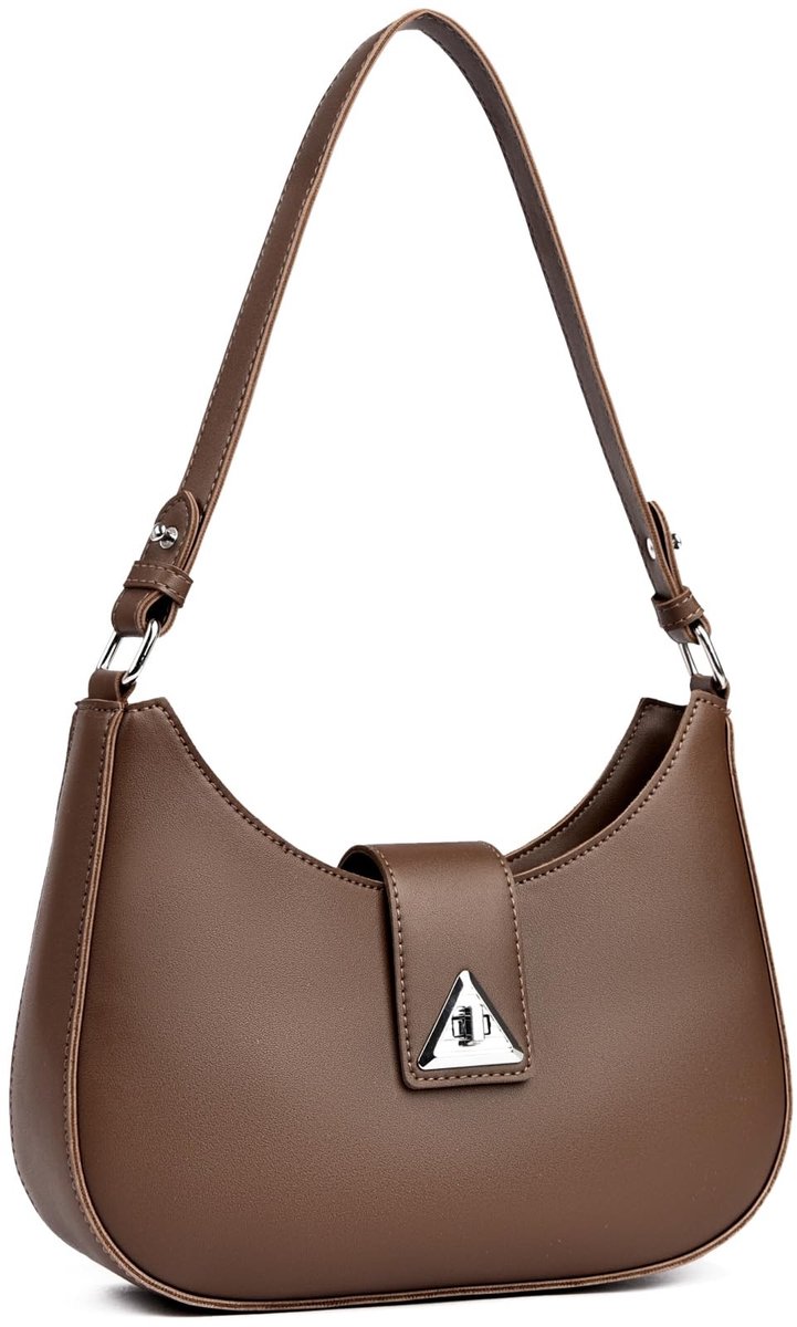 Omgoods - Elegante Handtas voor Vrouwen - Kleine PU Leren Hobo Tas en Clutch voor Jongeren en Tieners