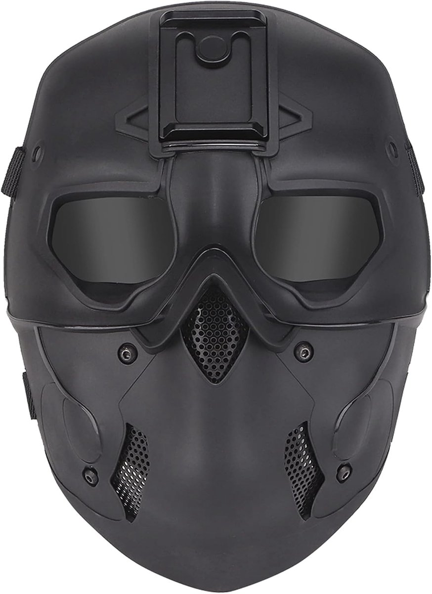Masker Paintball Gerookte Lens Schedel Volledige Gezicht Masker voor Halloween Jacht CS Wargame