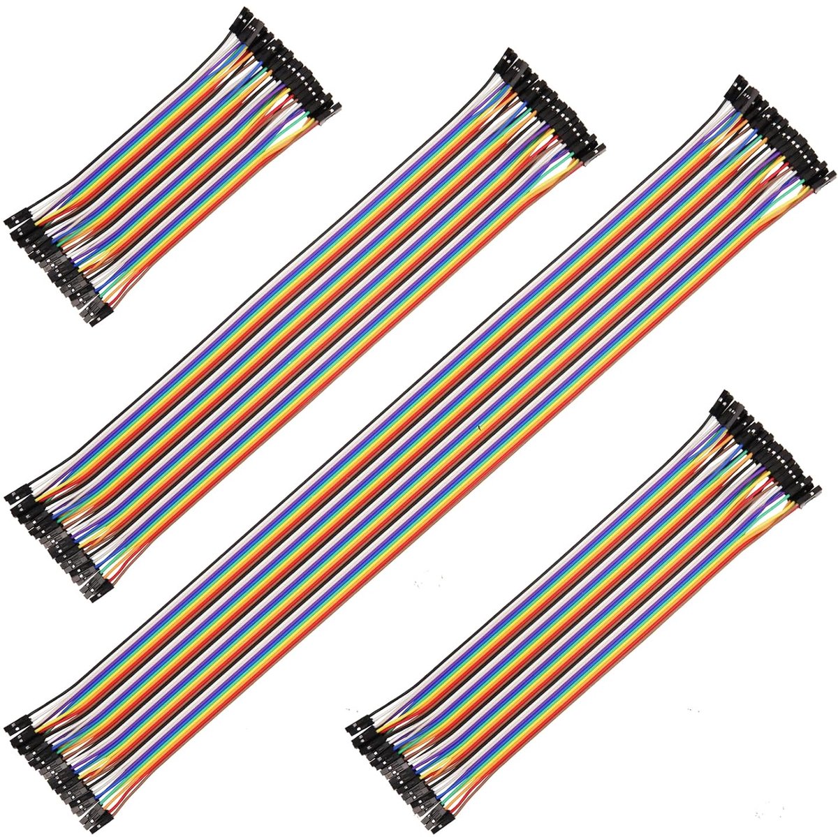 Lot van 160 stuks Breadboard-kabels 28AWG 3-in-1