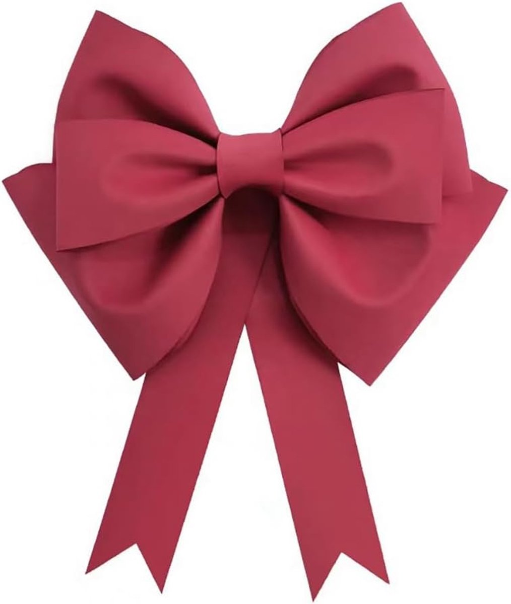 Strikken Grote Decoratieve Strik EVA Schuim Strik Hangende Reuzen Strik Kerststrikken Autostrikken DIY Decoratieve Strik voor Bruiloft Feest Decoratie Wijnrood 30cm