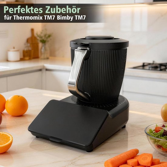 displaybescherming voor Thermomix TM7, waterdichte en stofdichte displayafdekking, krasbestendige beschermplaat voor TM7-display, accessoires voor Vorwerk Bimby TM7 keukenmachine — afbeelding 5