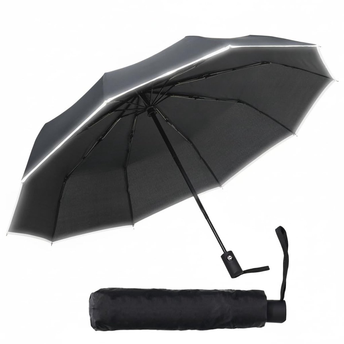 Omgoods - Storm Paraplu - Automatisch Vouwen - Tot 140 km/h Windbestendig