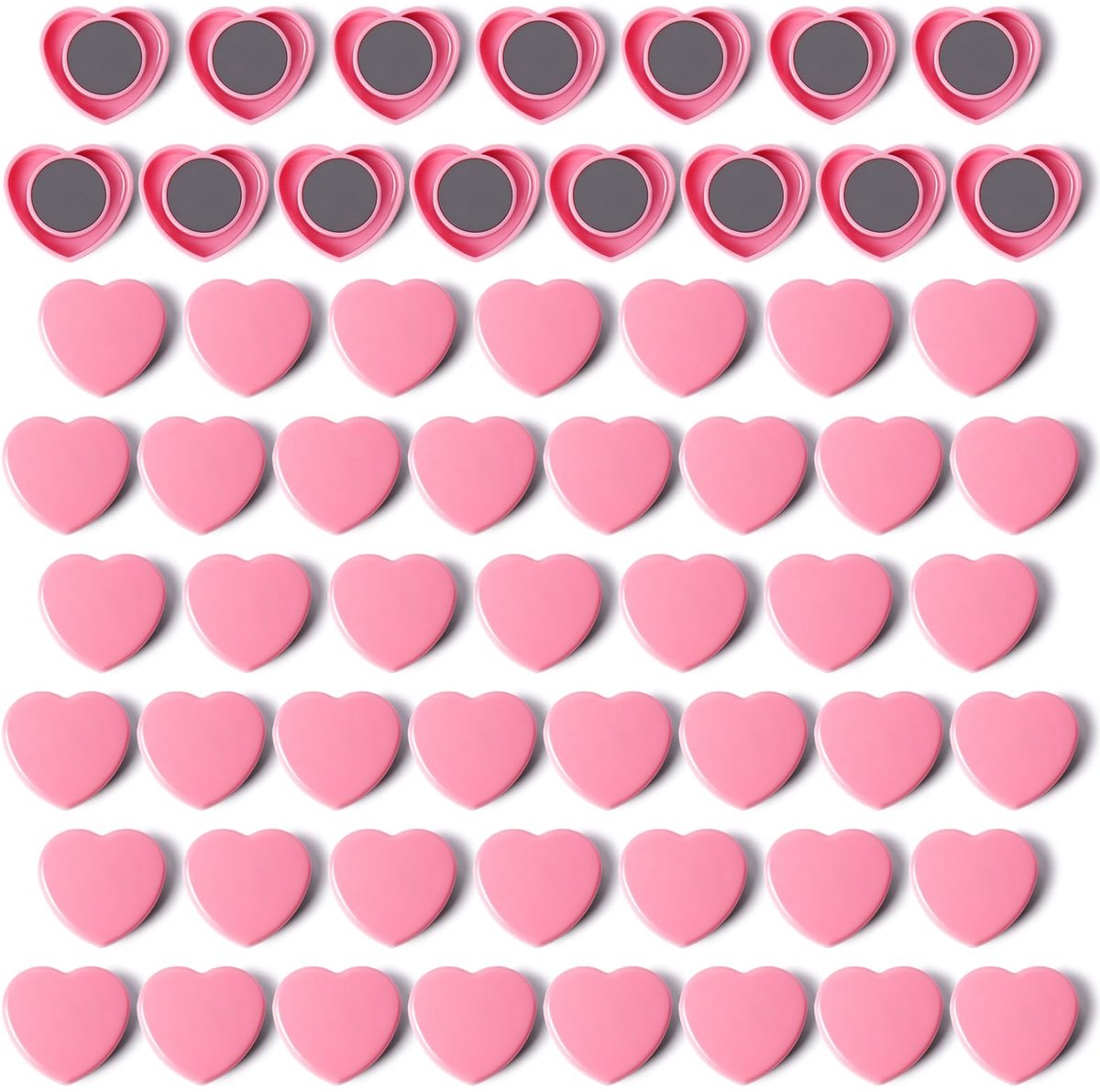 Omgoods - Set van 60 Kleurrijke Magneten voor Whiteboard en Koelkast - Sterke en Praktische Decoratie