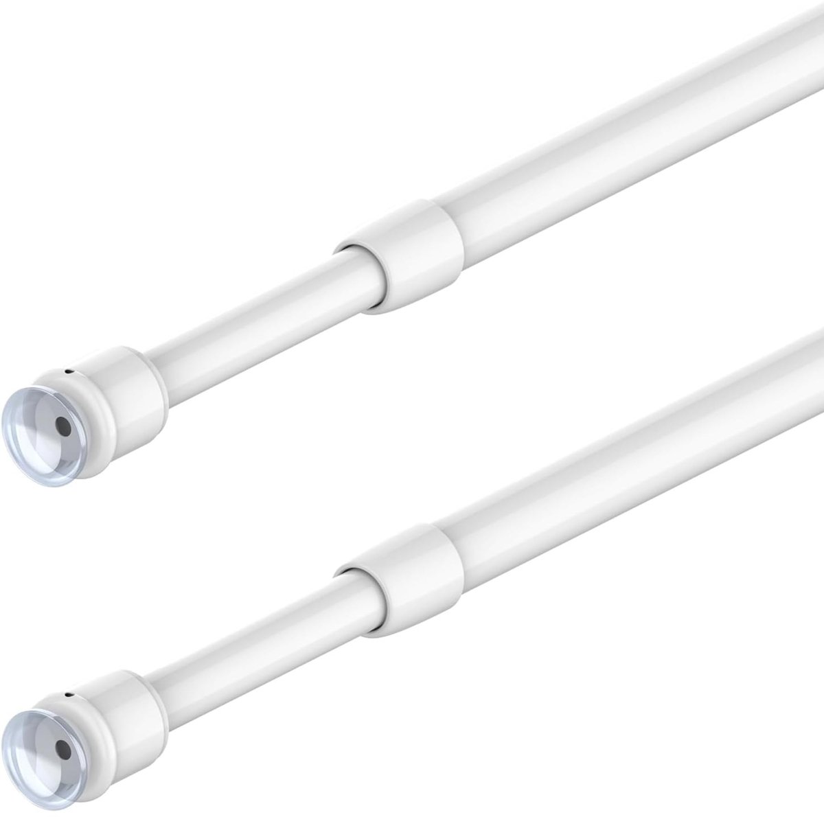 Omgoods - Uitschuifbare Gordijnroede zonder Boren - Tension Rods voor Badkamer en Keuken