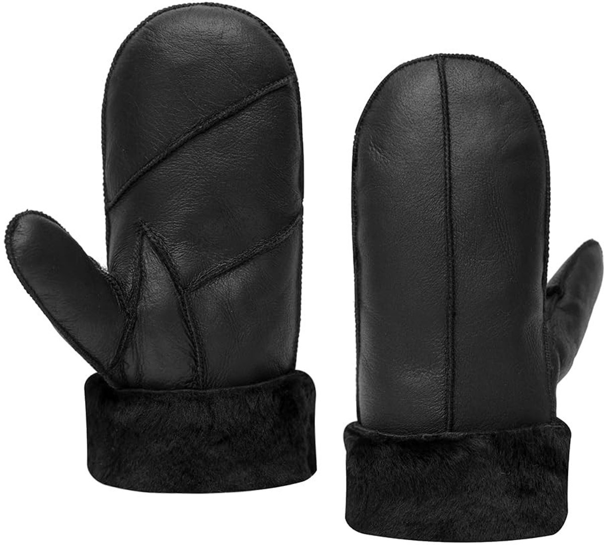 Omgoods - Dameswanten - Warme Bont Handschoenen voor Winterse Weer