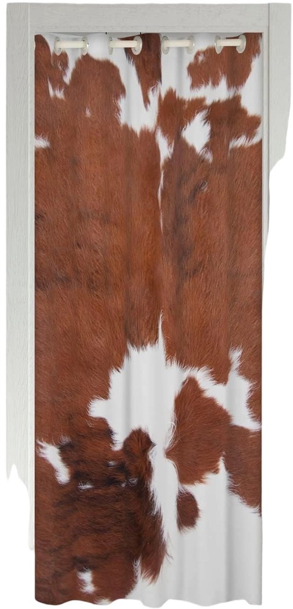 Omgoods - Cow Print Deurgordijn - Blackout voor Deur en Raam 34-59 x 80 inch