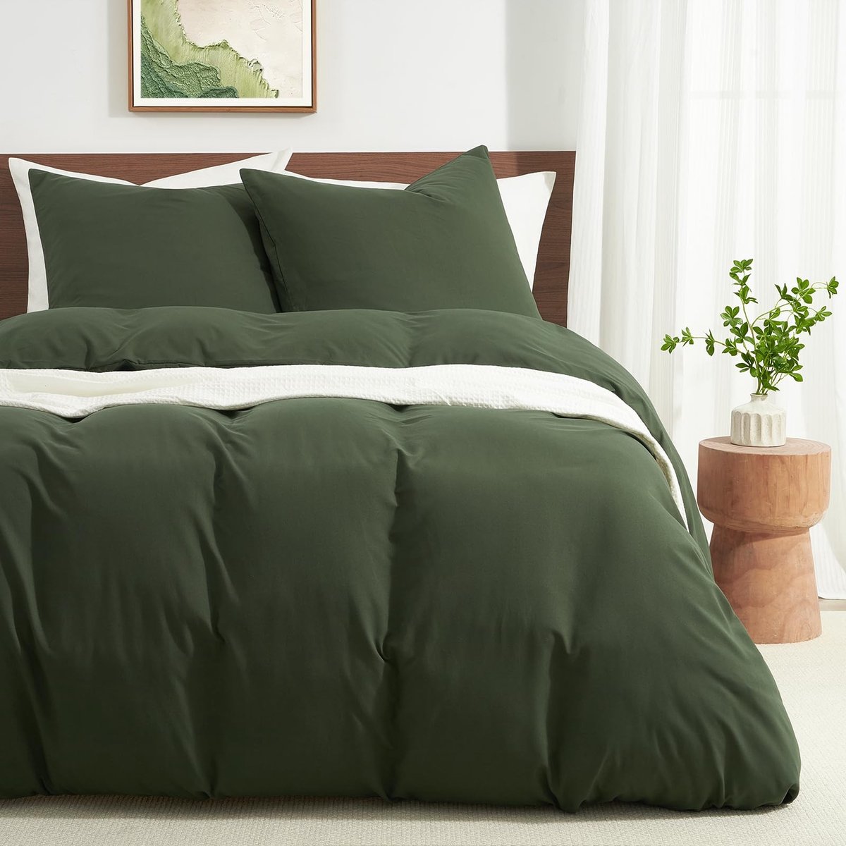 Omgoods - Super Zacht Microfiber Dekbedovertrek Set 200x200 cm met 2 Kussenslopen