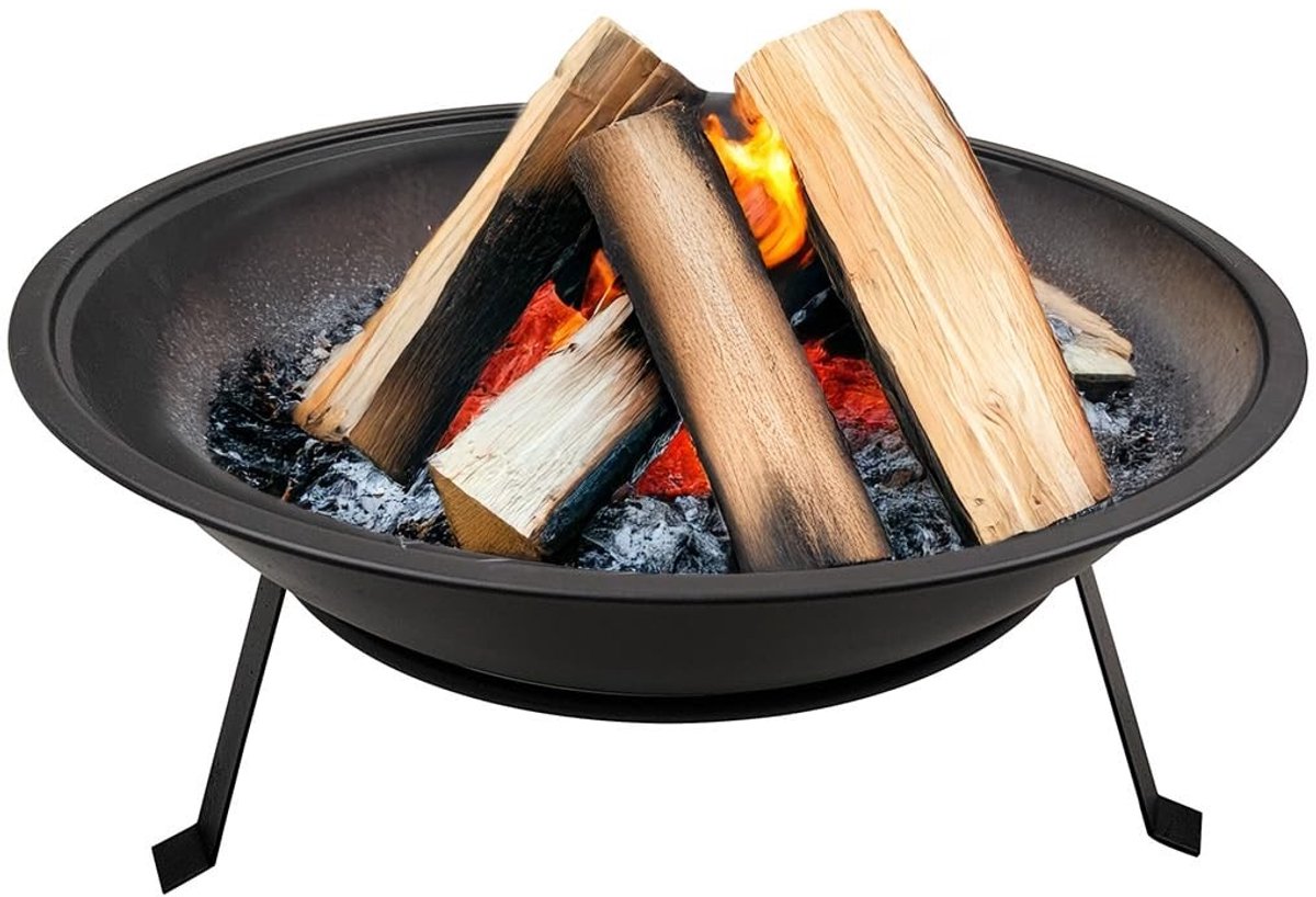 Omgoods - Tuin Vuurkorf - 52 cm - Buitenhaard van Hittebestendig Metaal