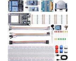 Basic Starter Kit voor Esp32, Electronics Starter Kit compatibel met Arduino, Esp32 Basic Starter Kit Esp-32s, voor liefhebbers van elektronica-beginners