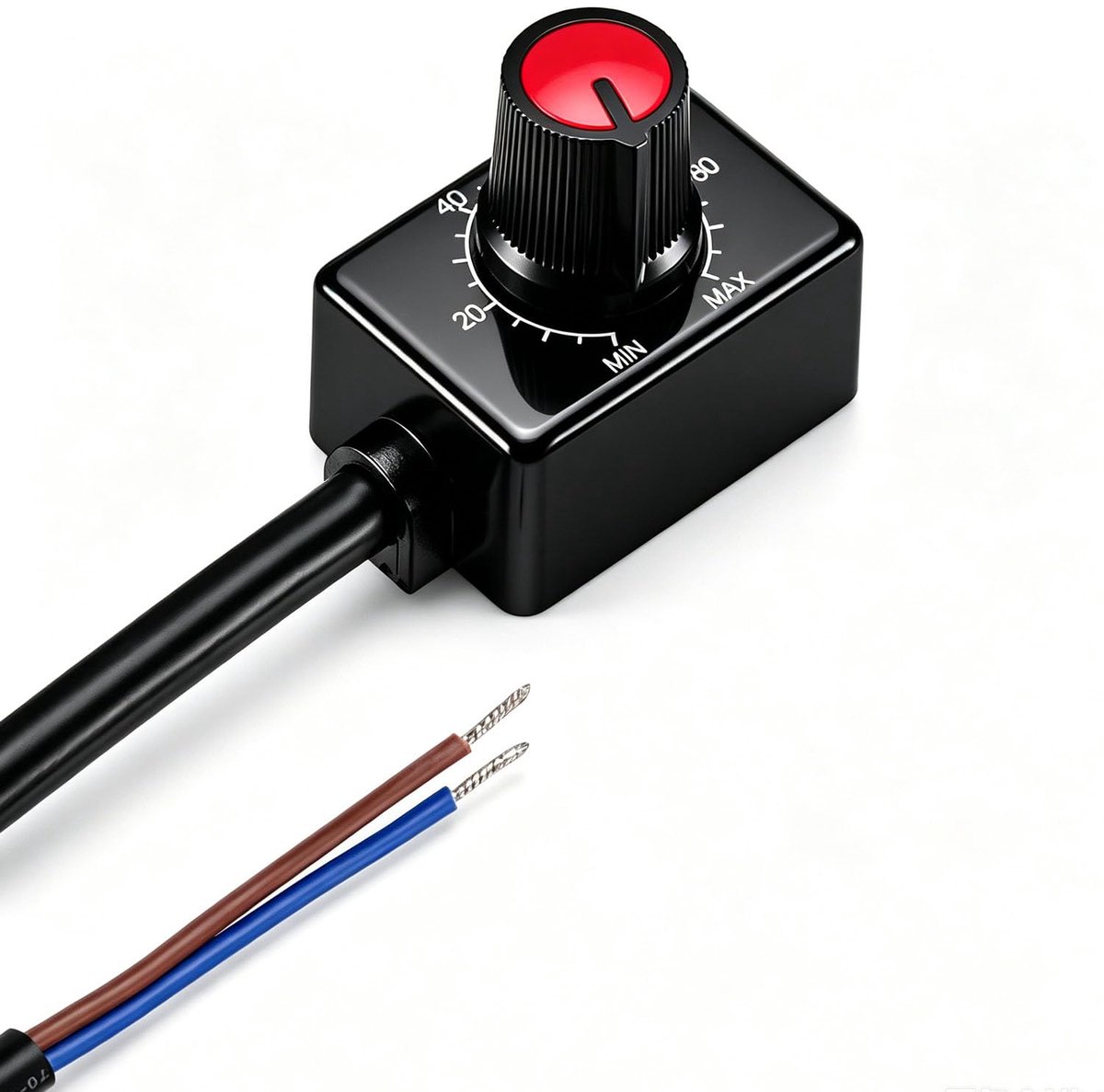 1 stuk 0/1-10 V led-dimmer, mini-led-dimmer, controller, draaischakelaar, PWM-dimschakelaar met knopkap voor het regelen van de binnenverlichting, groeilamp