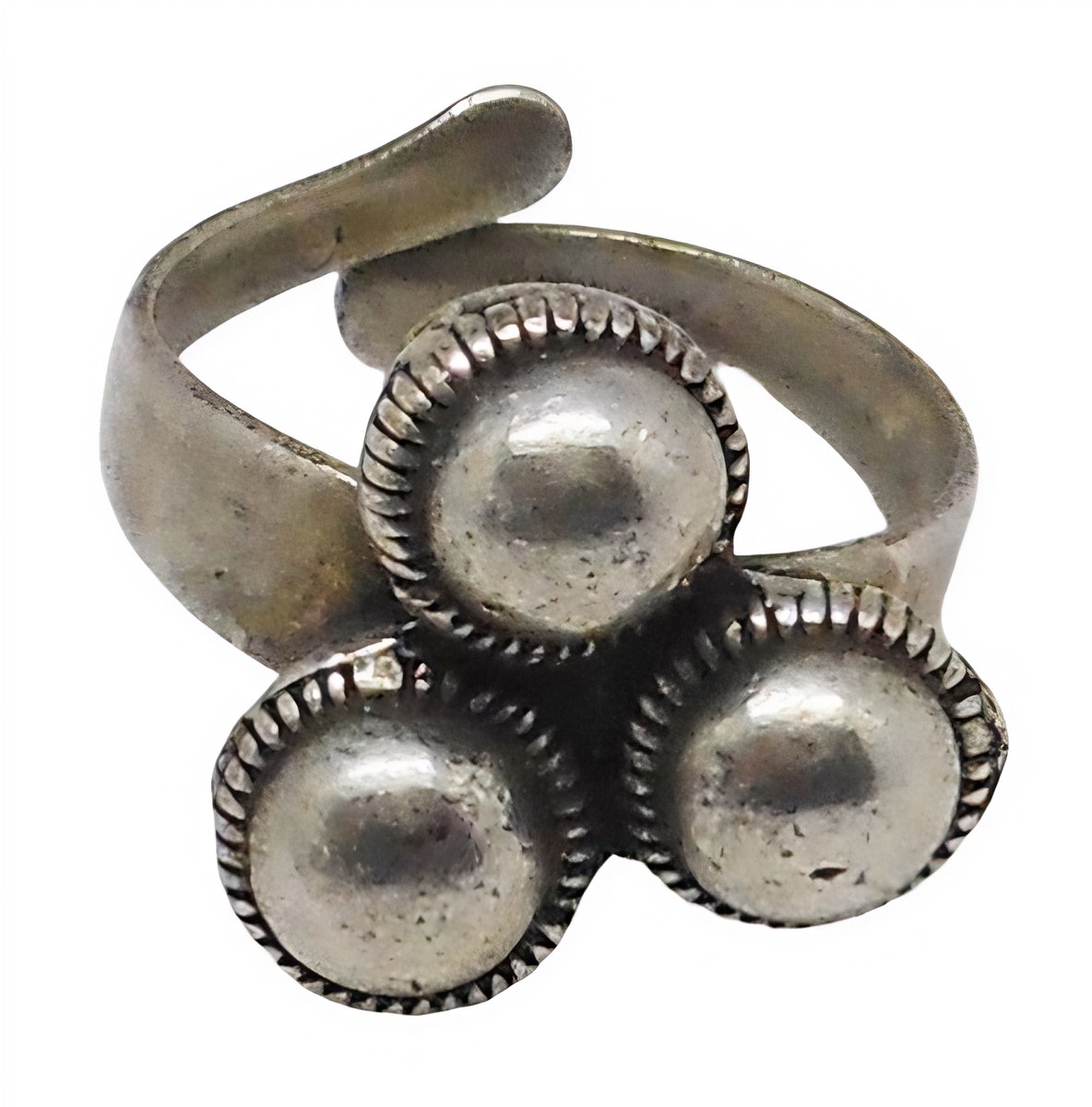 Zeeuws Meisje - Zeeuwse knop ring 3 bolletjes