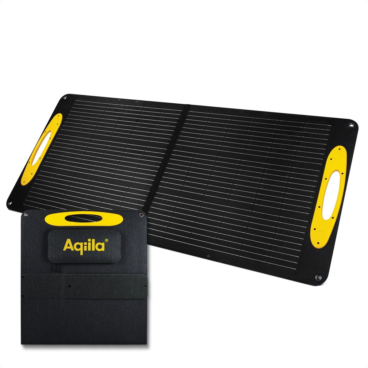 SnelShoppen - Aqiila Sunbird P100 Zonnepaneel Opvouwbaar 100W Monokristallijn IP65 Waterbestendig Met USB-A en USB-C Poort 3m Kabel 4 Aansluitingen Dr