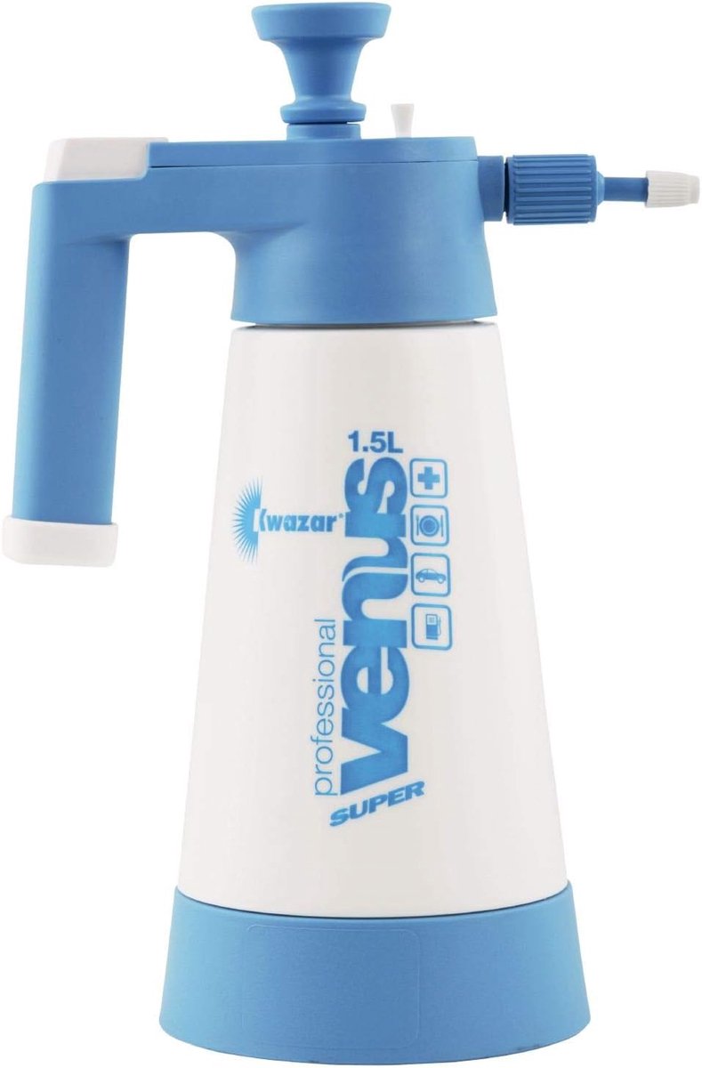 SnelShoppen - Professionele Drukspuit 1.5 L Met Viton Dichting - Perfect Voor Tuin, Keuken En Schoonmaak - Effectieve Vernevelaar Met Drukontlasting