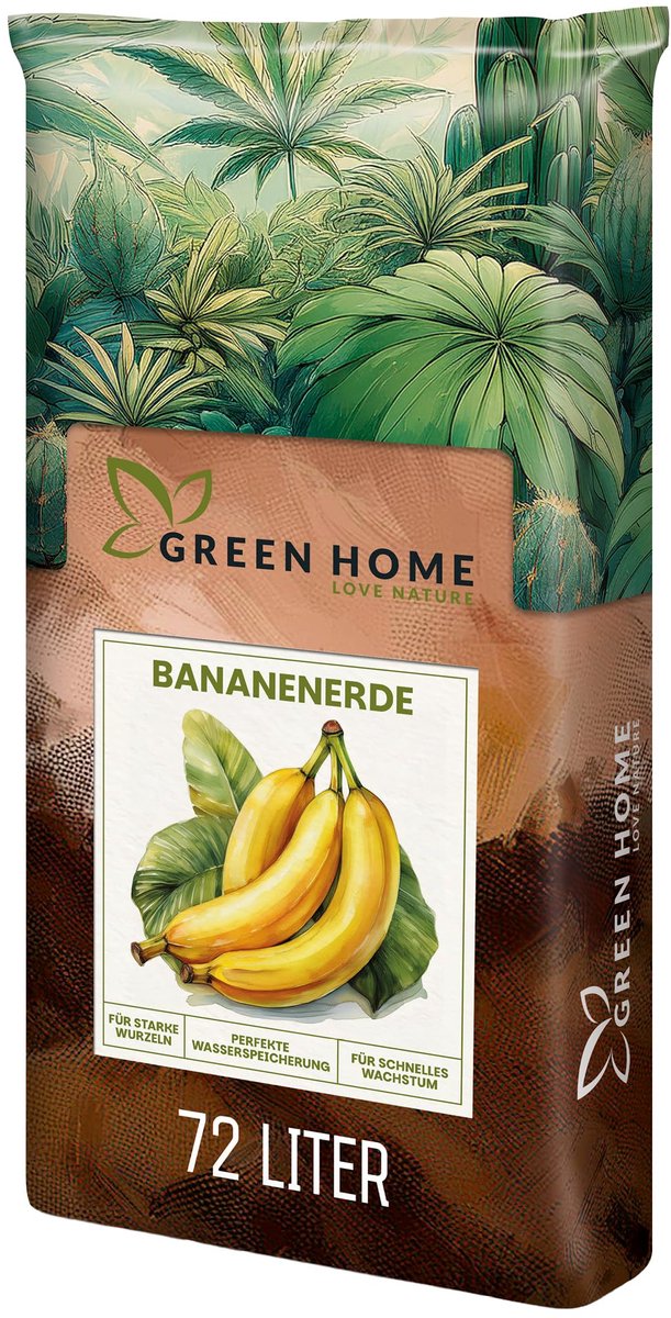 Green Home Love Nature Banana soil - bananengrond potgrond - 72 liter - met perliet en lang werkende meststof