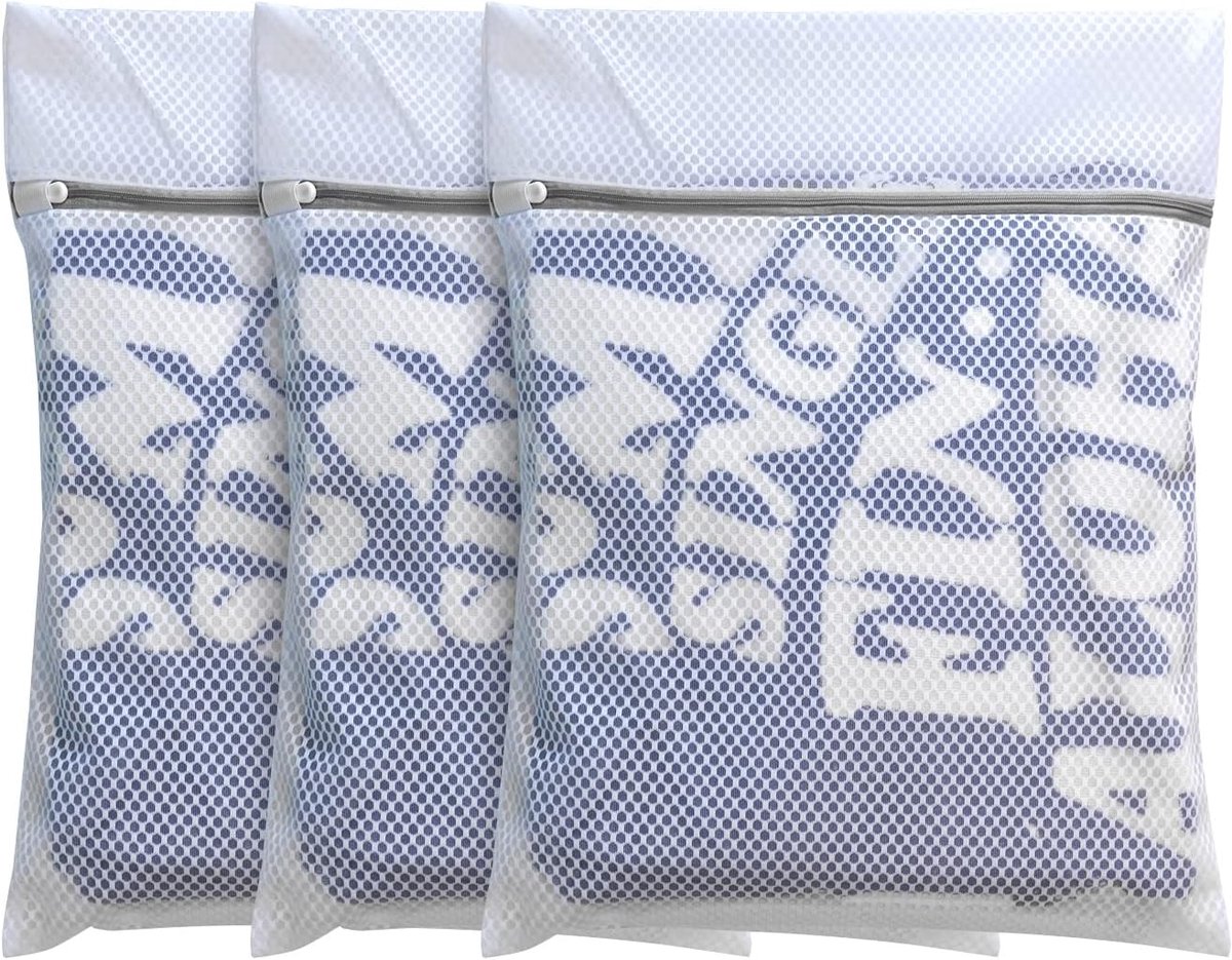 Waszakken voor Delicaten met Ritssluiting, Reisopslag Organiseer Tassen, Kleding Waszakken voor Blouse, Kousen, Broeken, Extra Sterk, Medium 16x20 3M)