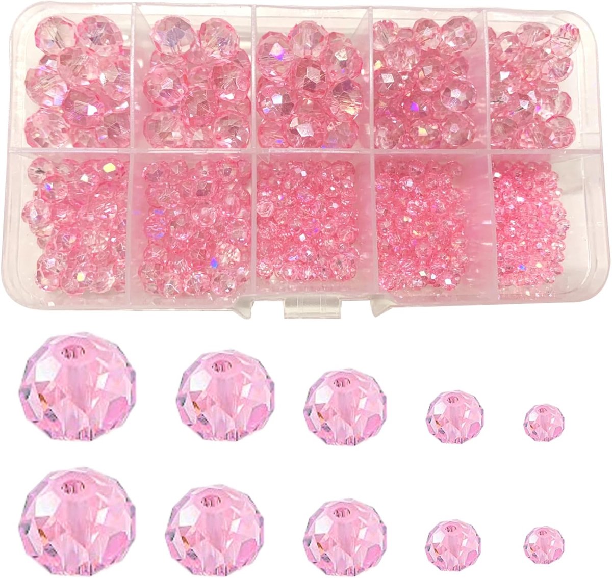 Kralen gefacetteerde kralen sluitring bijpassende benodigdheden losse kralen voor sieraden maken armbanden hangers