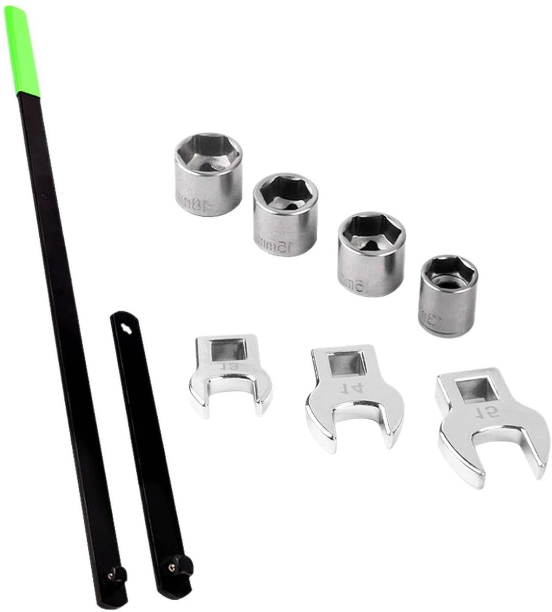Serpentine Riem Gereedschap - Spanrol Tool Set - Riemen Monteren - Slank Ontwerp - 575 mm - Zilver