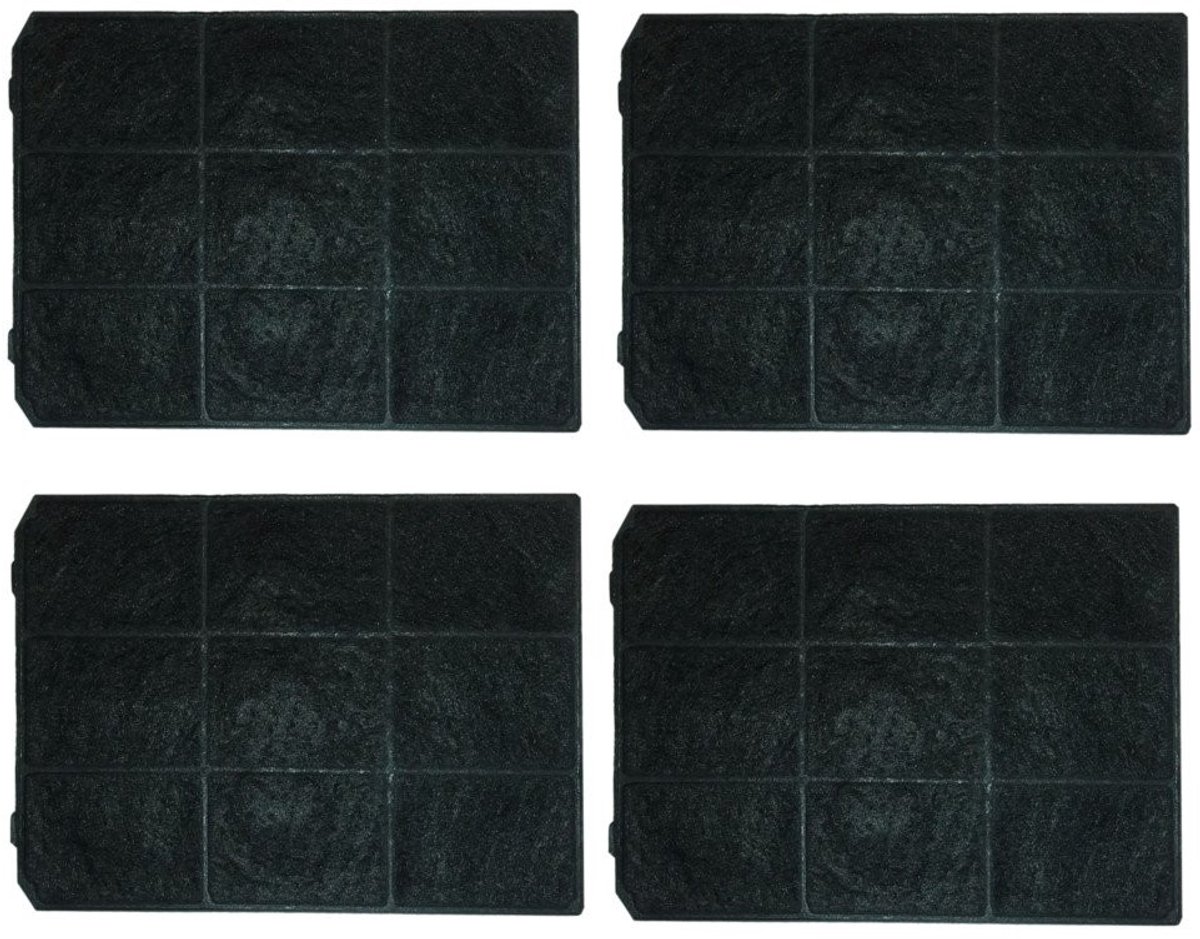 Omgoods - Actieve Koolstoffilter voor Teka Type C3R - 4 Stuks voor Afzuigkappen