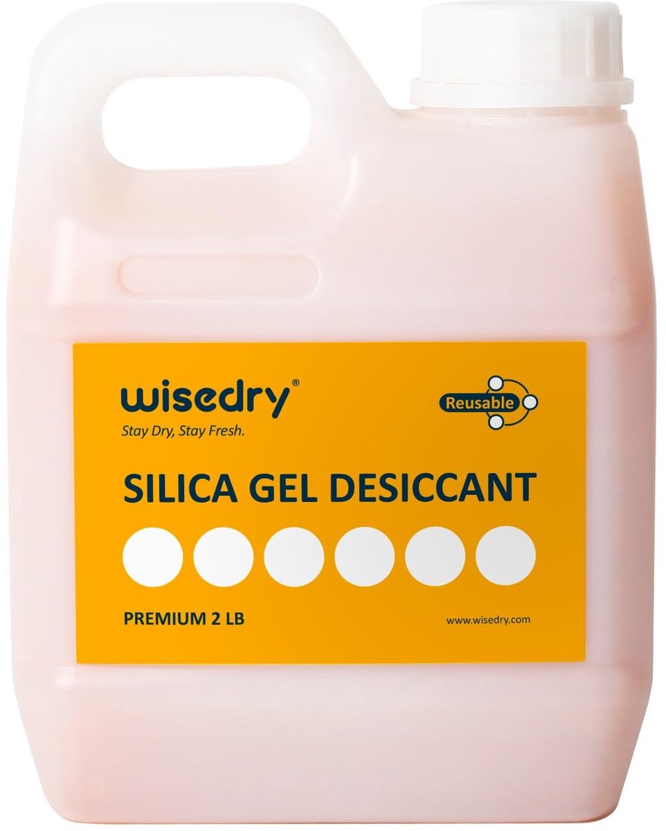 Omgoods - wisedry Silica Gel Desiccant Beads - 900g Herbruikbaar en Veilig voor Voedsel