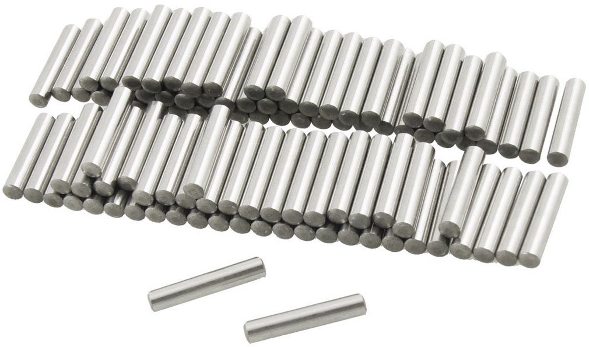 sourcing map 100 stuks roestvrij staal 2,8 mm x 15,8 mm deuvelpennen bevestigen elementen