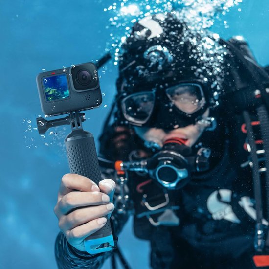 Stick Handler Floating Hand Grip Drijvende voor GoPro - Handgreep Monopod, voor Go Pro Hero 13 12 11 10 9 8 7 6 5 Session Max Mission DJI Osmo AKASO Actiecamera's, Blauw — afbeelding 5