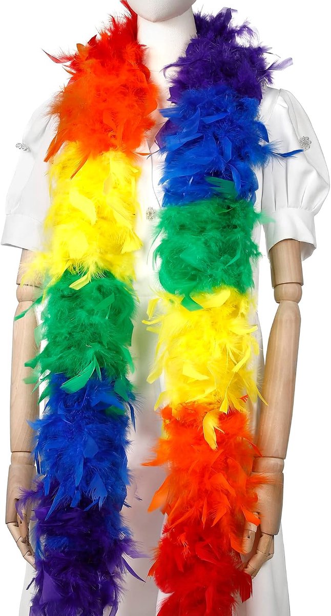 Veren - 2 meter boa-veren van kalkoen voor feest, bulk, , bruiloft