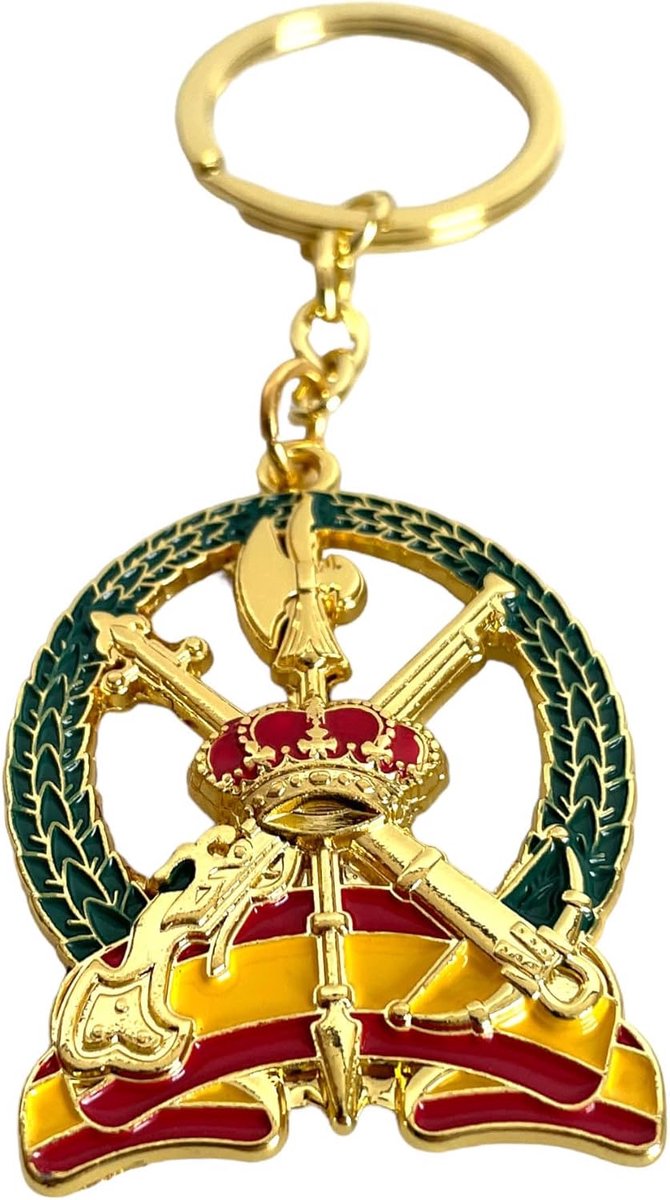 Sleutelhanger van het Spaanse legioen met embleem van de laureaat