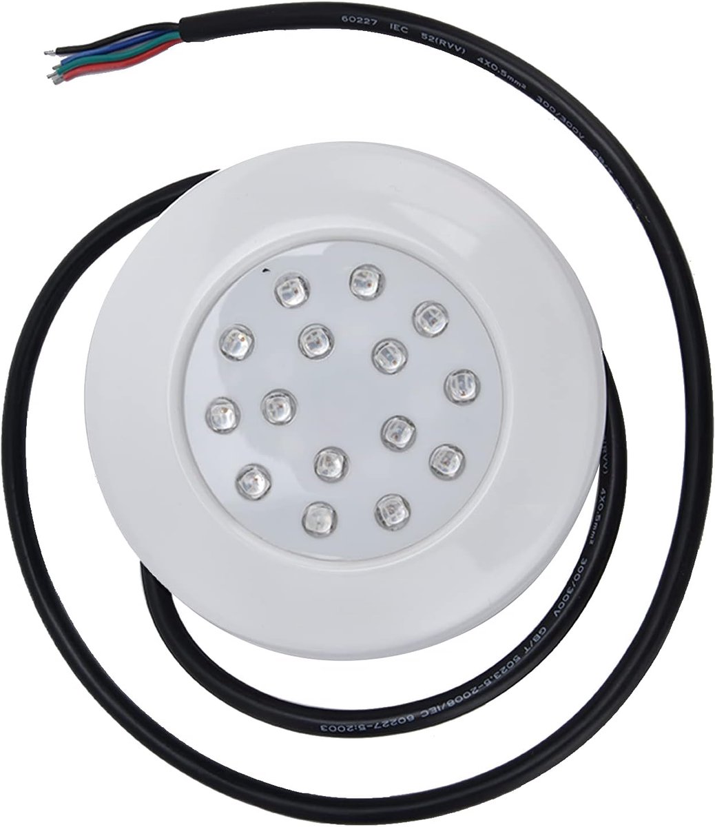 7W LED Klein Zwembad Licht IP68 Waterdicht RGB Volledige Lijm Kleurrijke Verstelbare Landschap Lamp Onderwater Licht Kleurrijke Fontein Licht Par voor Vijver Fontein