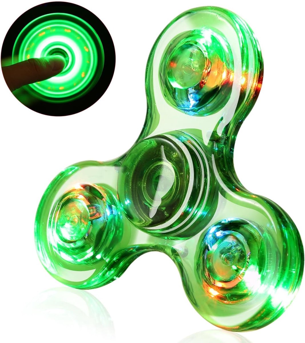Fidget spinner, lichtgevend fidget-speelgoed voor kinderen, led