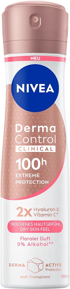 Nivea Derma Control Clinical 100H Ultra Dry Touch Anti-transpirant Spray
