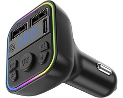 FM Radio Zender - Bluetooth Adapter Auto - Muziek Streamen Auto - Handsfree Bellen