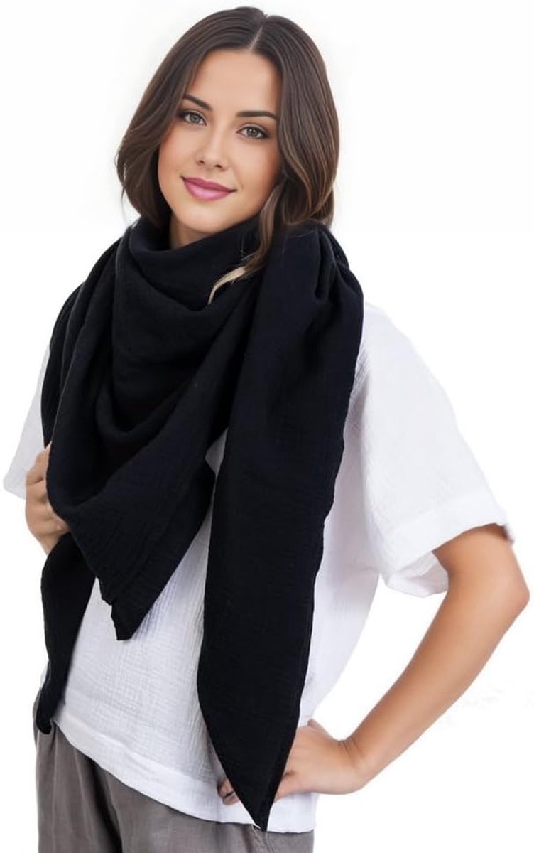 doek voor dames, mousseline doek voor dames, mousseline sjaal, mousseline sjaal, halsdoek dames, sjaal dames