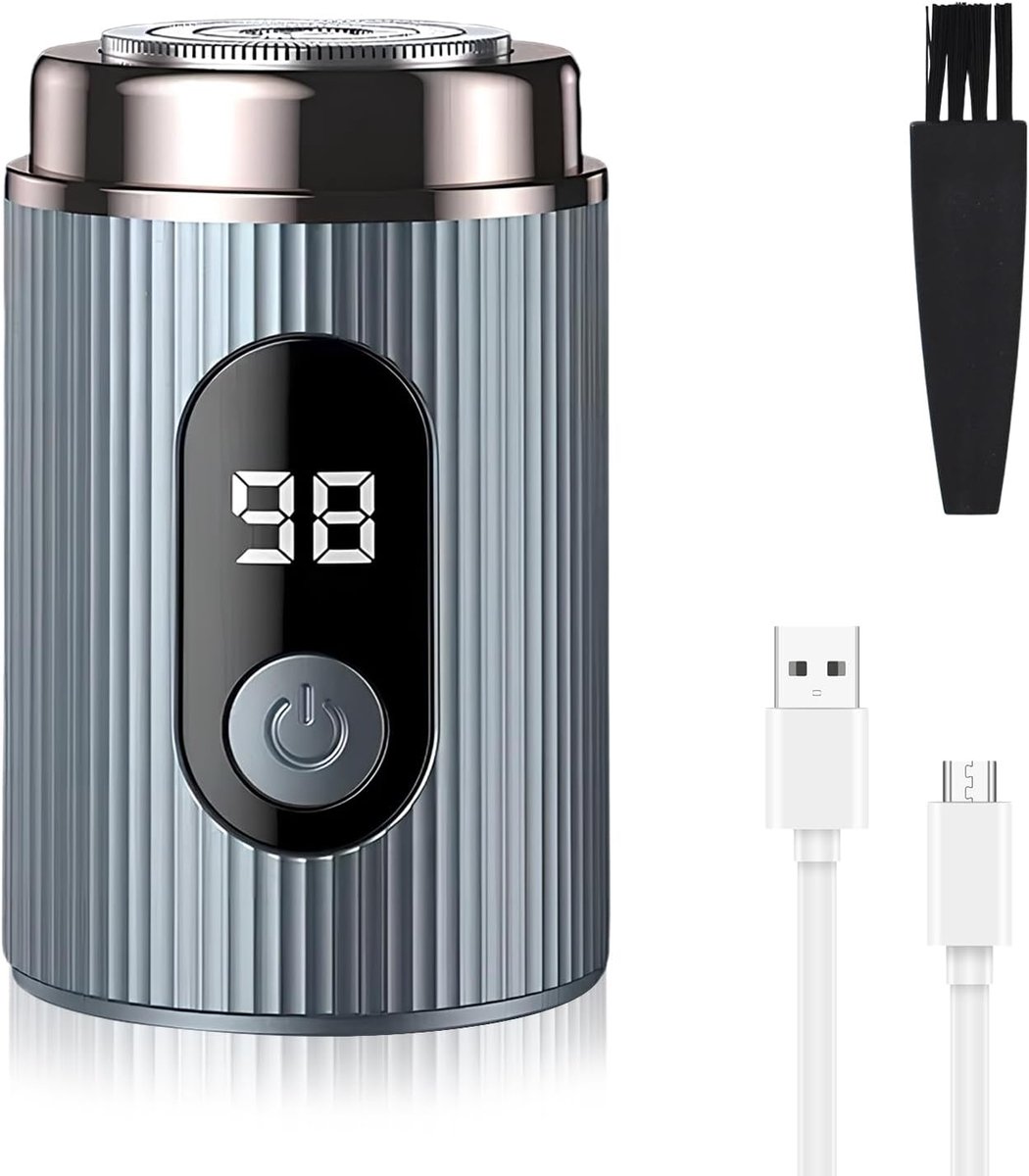 Elektrische scheerapparaat compact - Type-C oplaadbaar - Waterproof - Geschikt voor nat en droog scheren - ShopVlot