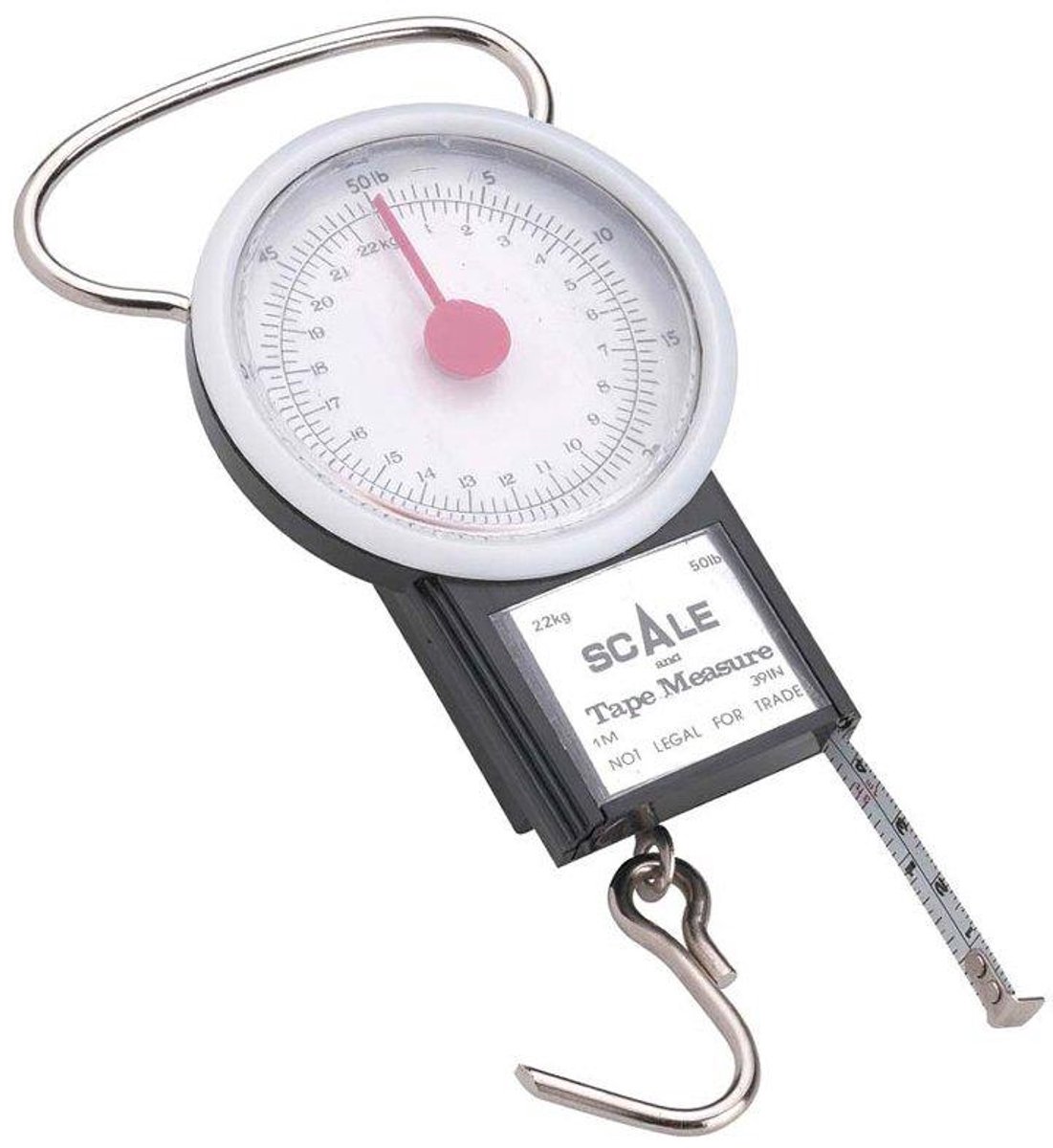 LFT Tec Clock Scale 50lb weegschaal tot 32kg + meetlint 100cm