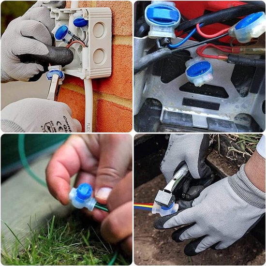 Kabelverbinders voor robotmaaier, waterdichte kabelklem met gelvulling voor robotmaaier, tuin, outdoor, auto, 20 stuks — afbeelding 3